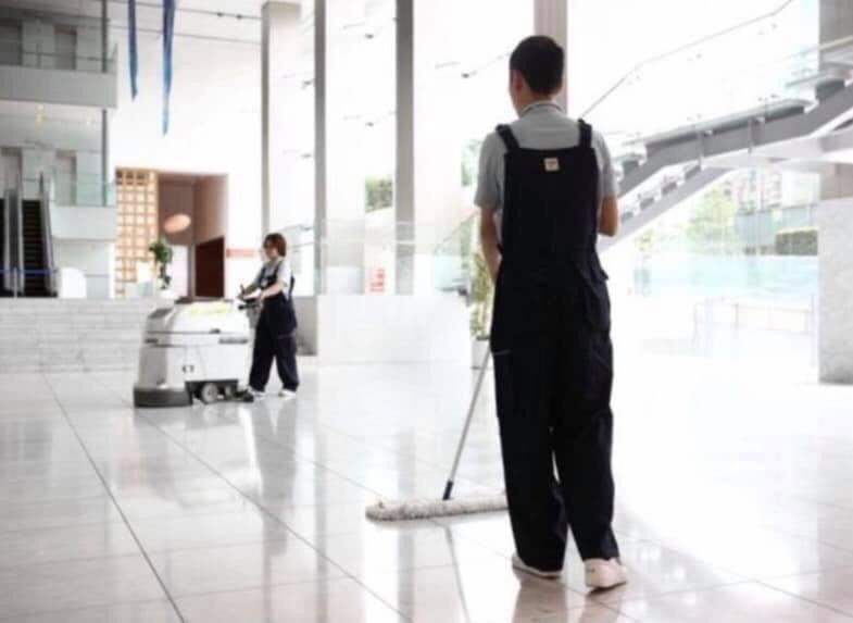 Đơn hàng vệ sinh toà nhà